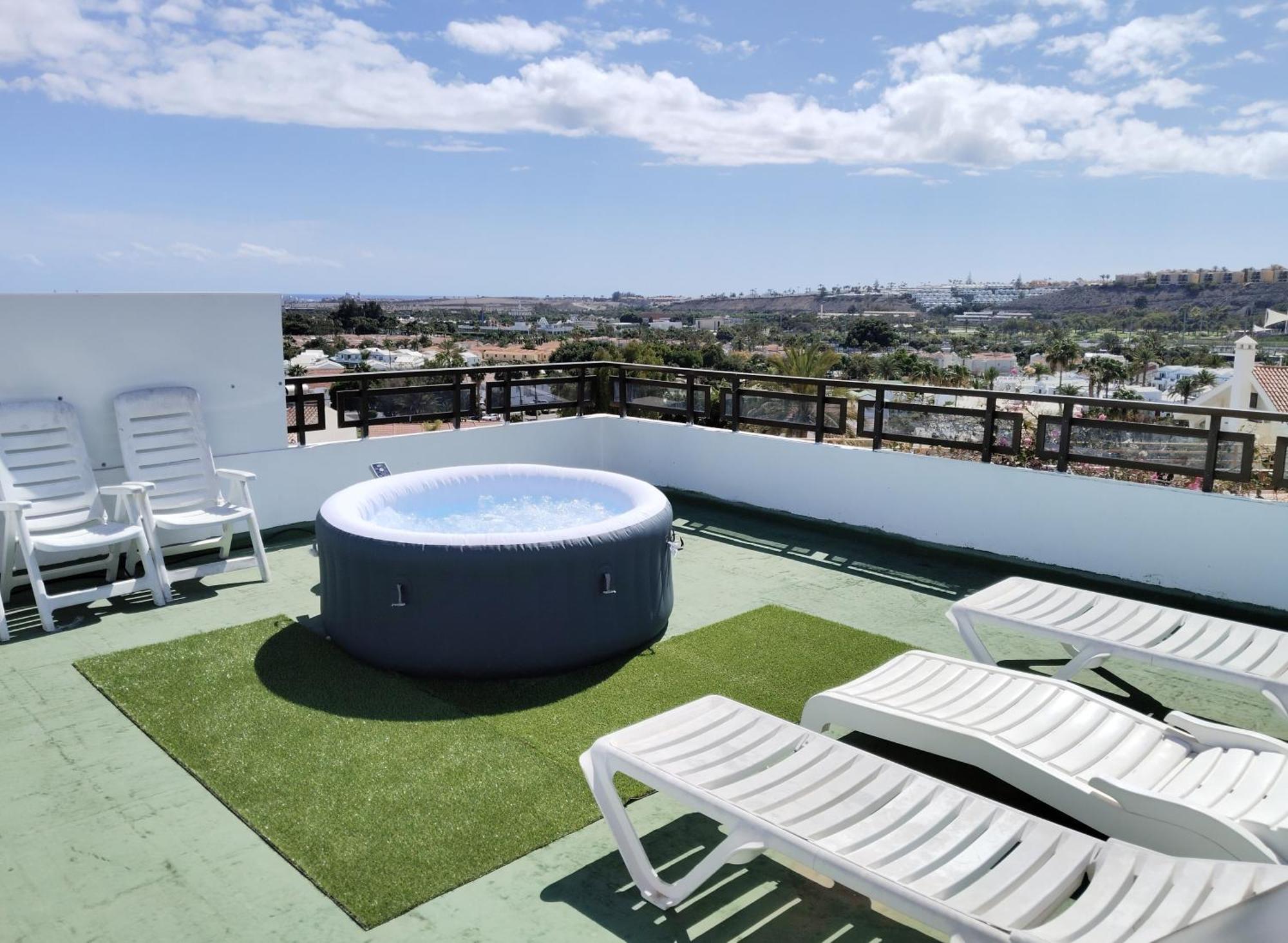 Vv Las Buganvillas Maspalomas - Cocina Y Habitaciones Con Banos Privados Buitenkant foto
